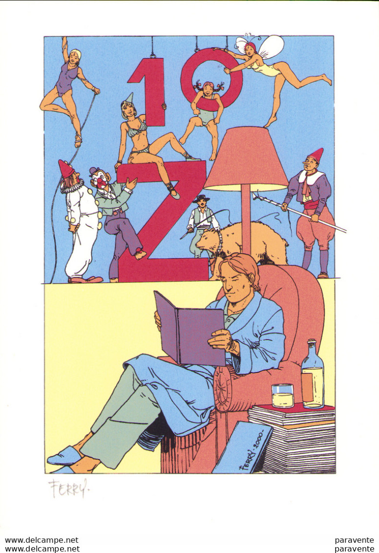 FERRY : Exlibris An 2000 (s) - Illustratoren D - F