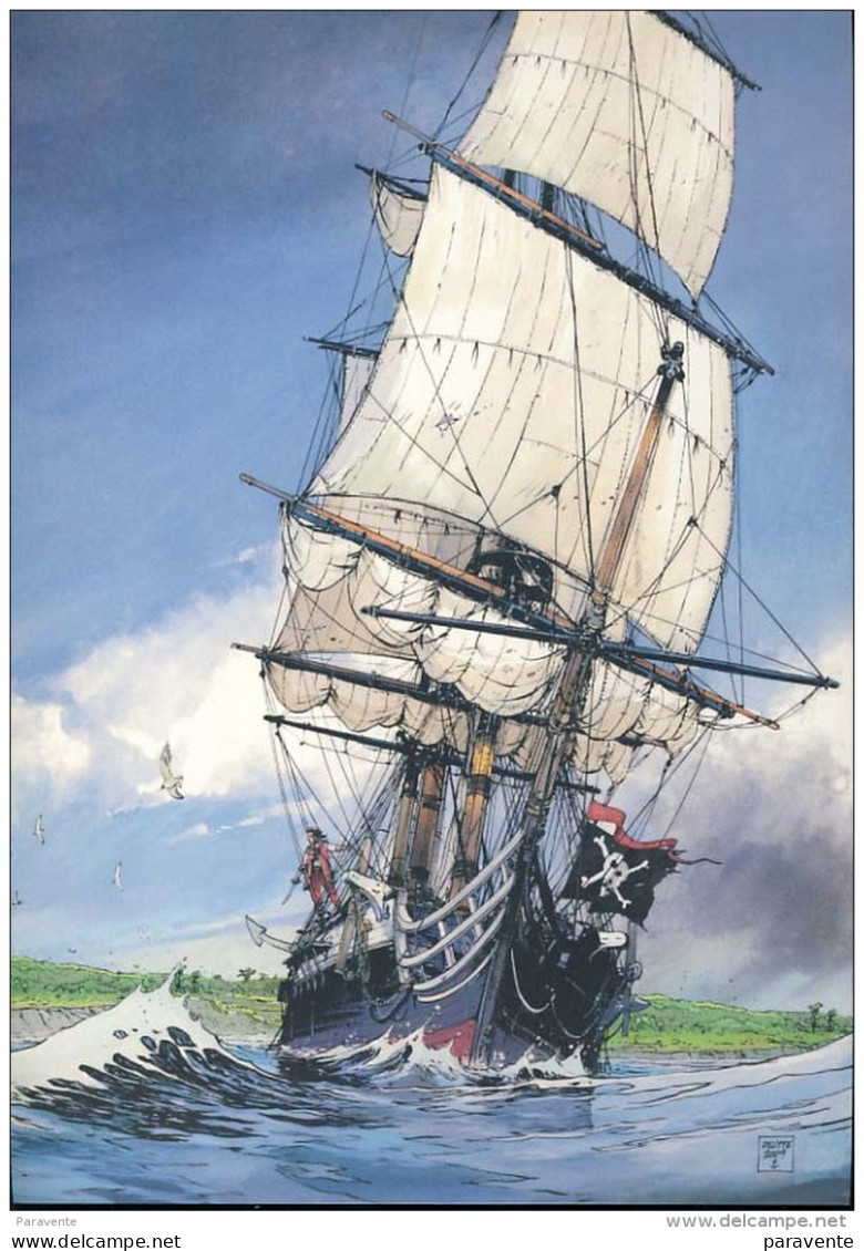 DELITTE : Exlibris (non Ns) Bateau - Illustratori D - F