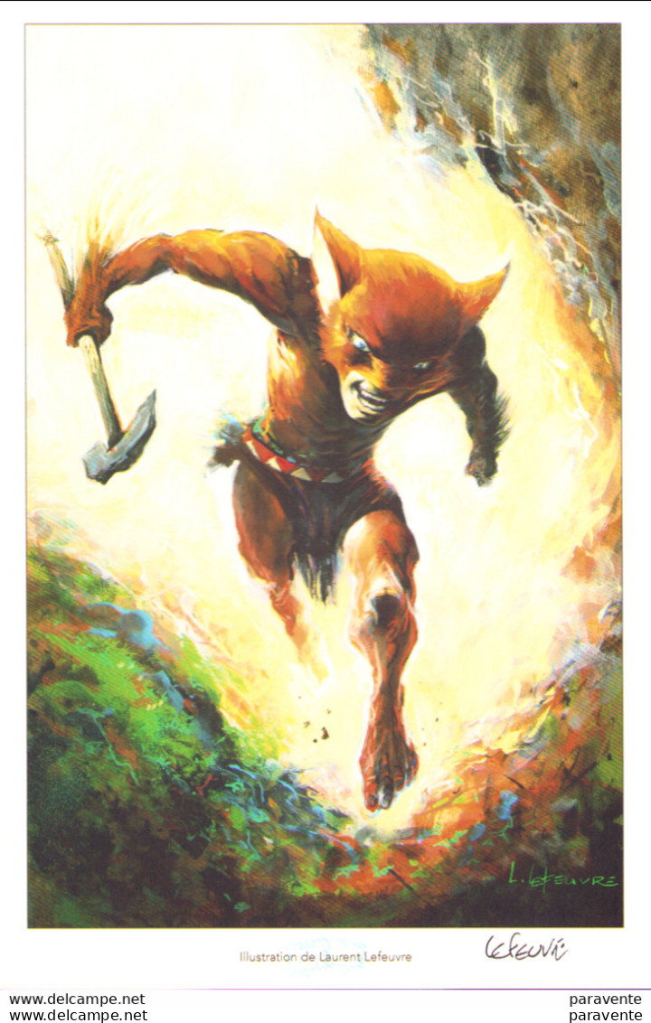 LEFEUVRE : Exlibris LE RENARD GAROU (s) - Illustratoren J - L