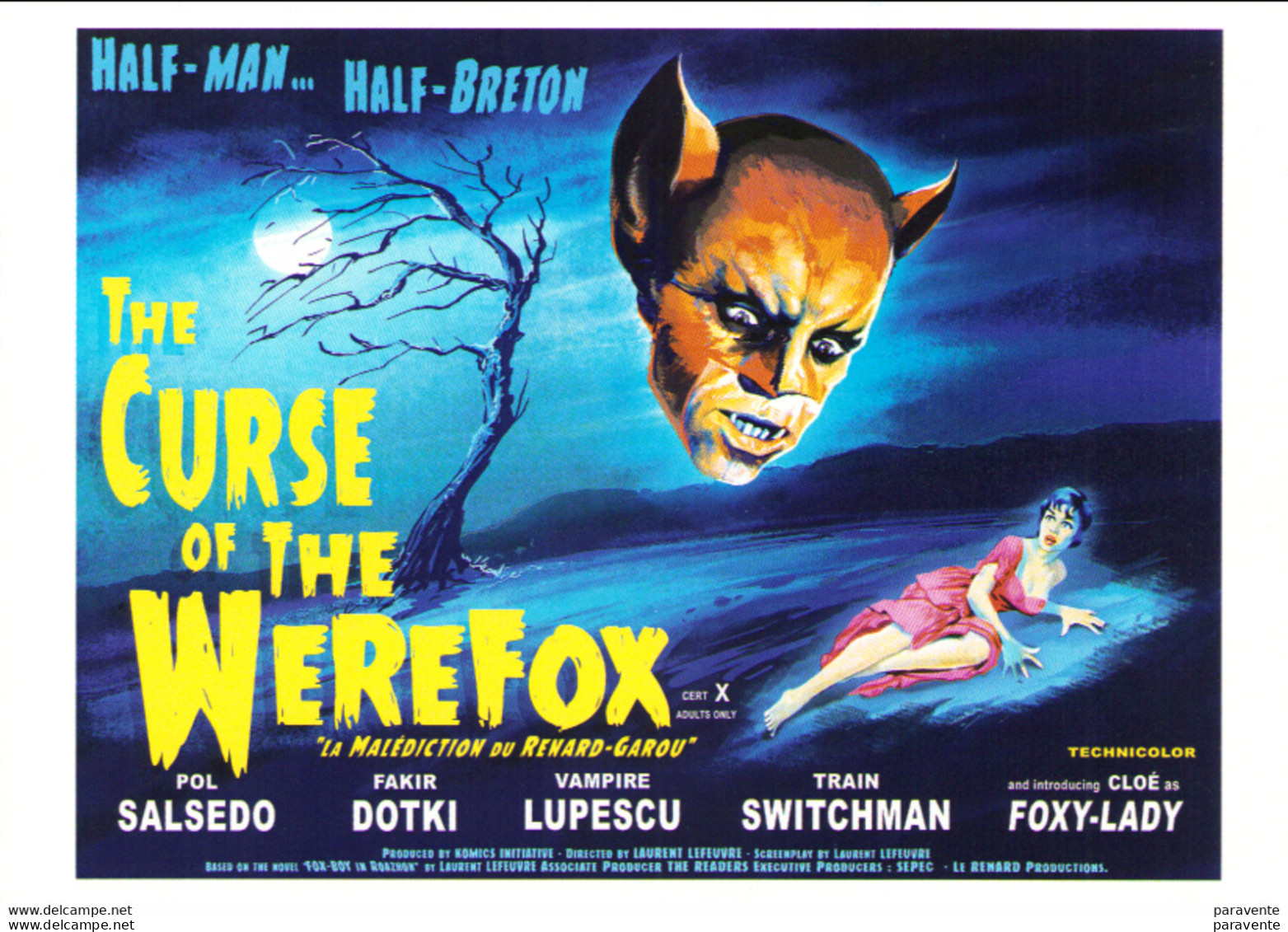 LEFEUVRE : Exlibris THE CURSE OF WEREFOX - Illustratoren J - L