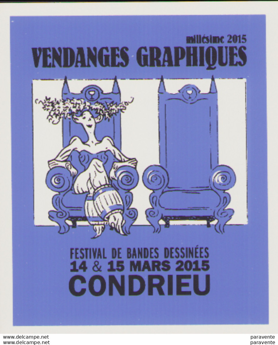 KOKOR : Exlibris Salon VENDANGES GRAPHIQUES 2015 - Autres & Non Classés