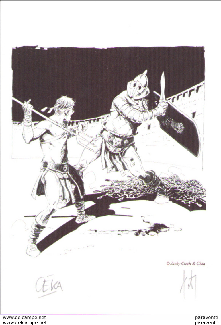 CLECH : Exlibris GLADIATEURS (s) - Illustrateurs A - C