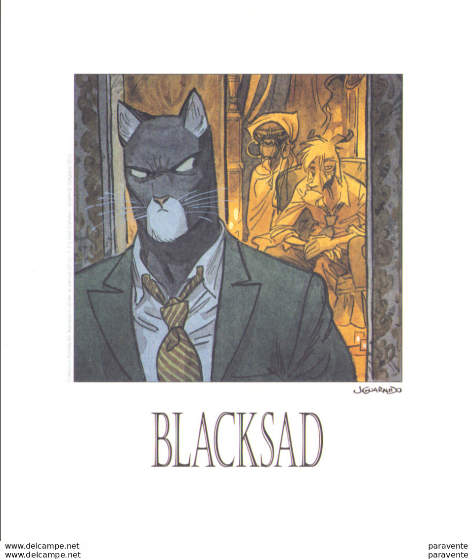 GUARNIDO : Exlibris PLANETE BD Pour BLACKSAD - Illustratori G - I