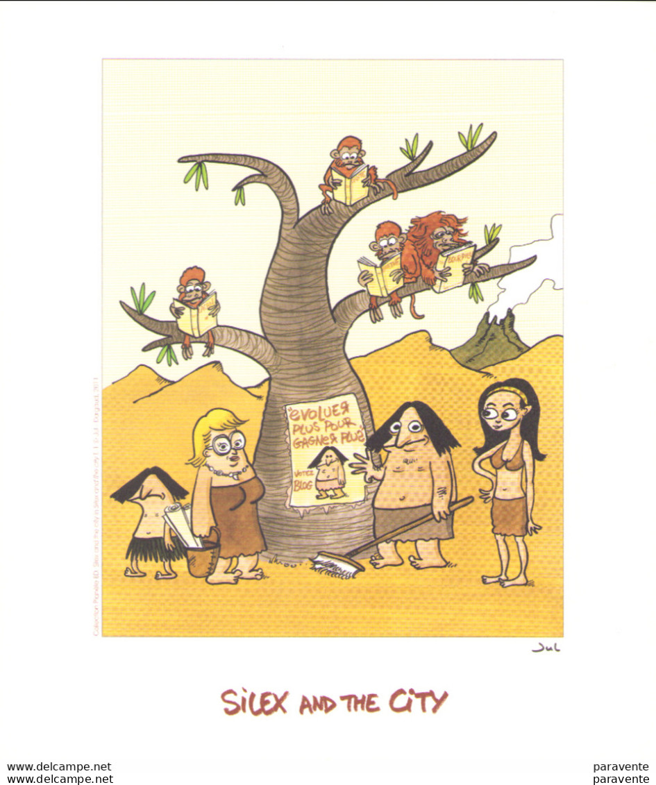 JUL : Exlibris PLANETE BD Pour SILEX AND THE CITY - Illustratoren J - L