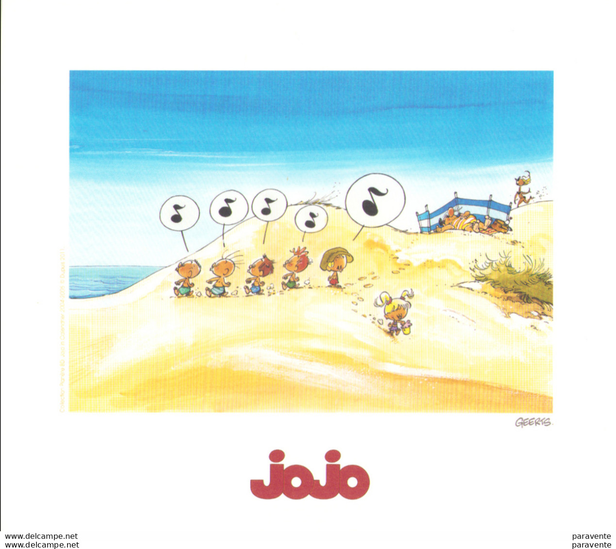 GEERTS : Exlibris PLANETE BD Pour JOJO - Illustratoren G - I