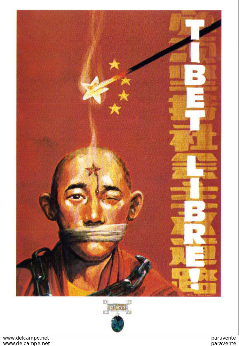 BUCHET : Exlibris ALIEN Pour TIBET - Illustratori A - C