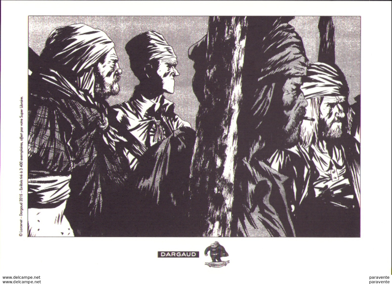 LARCENET : Exlibris DARGAUD 2015 - Künstler J - L