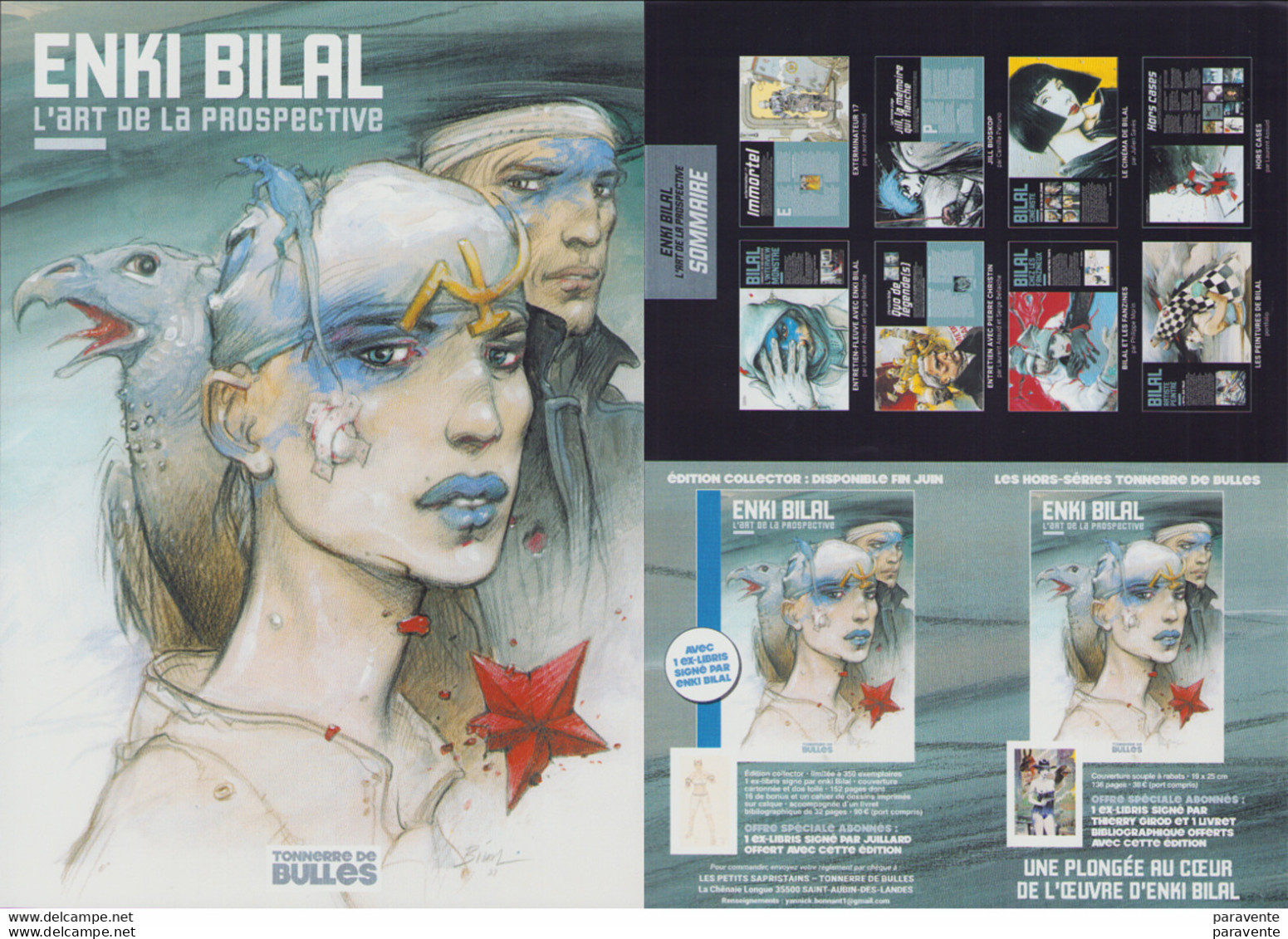 BILAL : Flyer Tonnerre De Bulles - Bilal