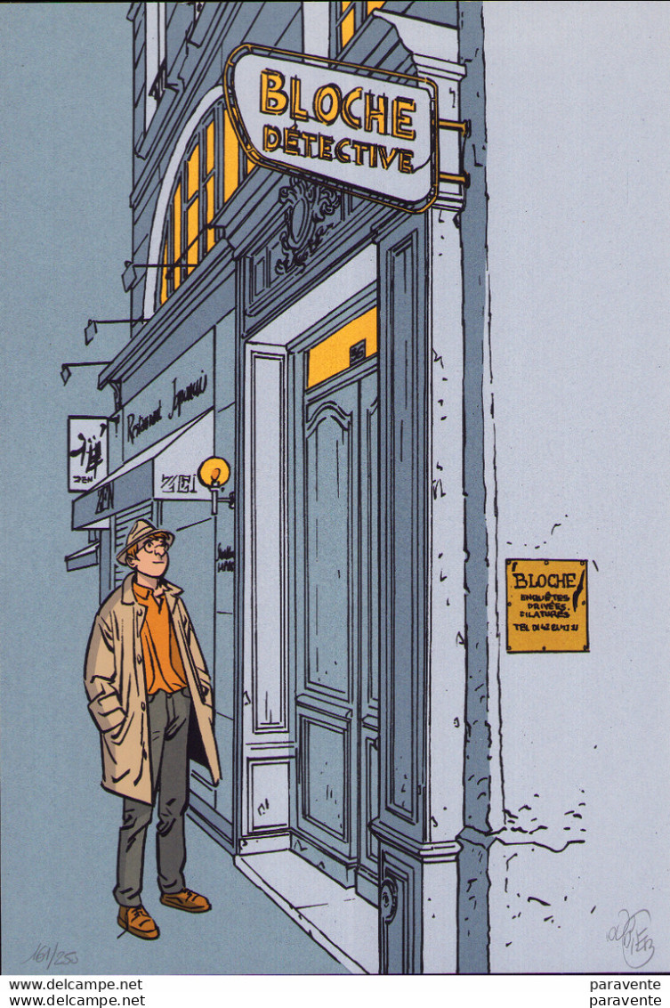 DODIER : Exlibris BLOCHE DETECTIVE (ns) - Illustrateurs D - F