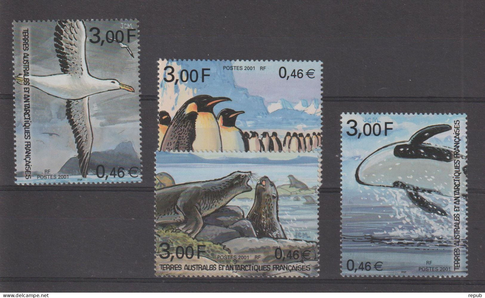 TAAF 2001 Timbres Issus Du BF 5, 298-301, 4 Val ** MNH - Neufs