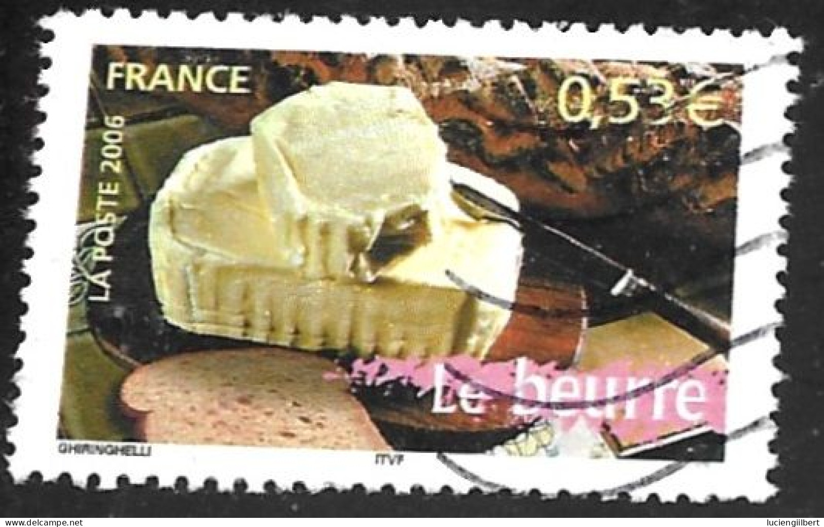 TIMBRE N° 3884   -   LE BEURRE -  OBLITERE  -  2006 - Gebraucht