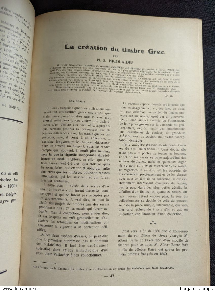 Annales Internationales De La Timbrologie - D. Darteyre - 1931 - Handbücher