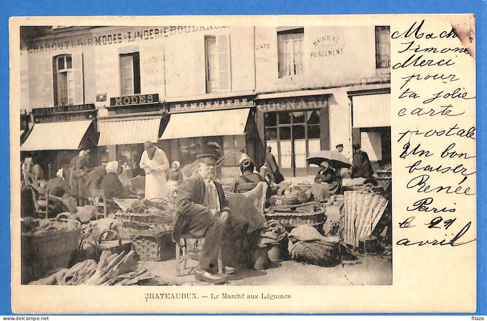 28 - Eure Et Loir - Chateaudun - Le Marche Aux Legumes (N15319) - Chateaudun