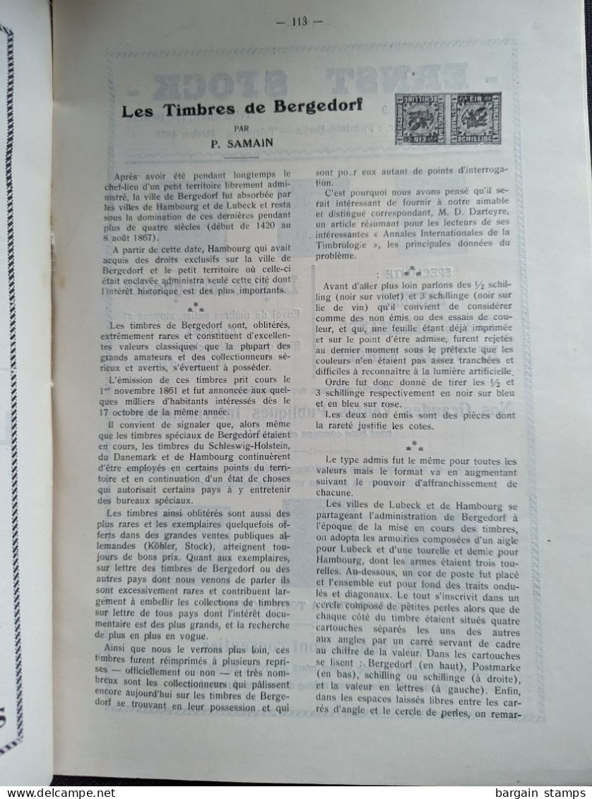 Annales Internationales De La Timbrologie - D. Darteyre - 1930 - Handbooks
