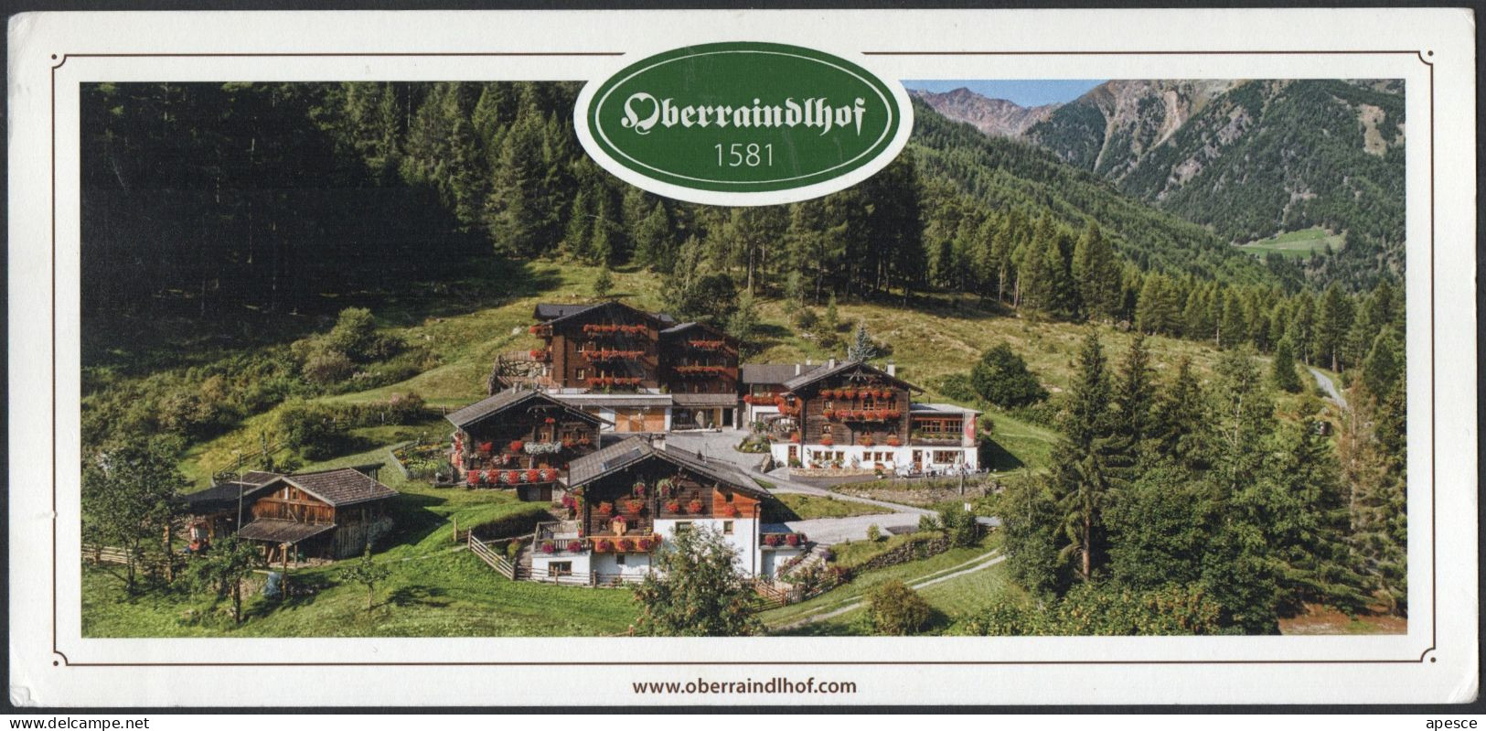 ITALIA - SCHNALSTAL - SUDTIROL - HOTEL OBERRAINDLHOF - I - Hotels & Restaurants