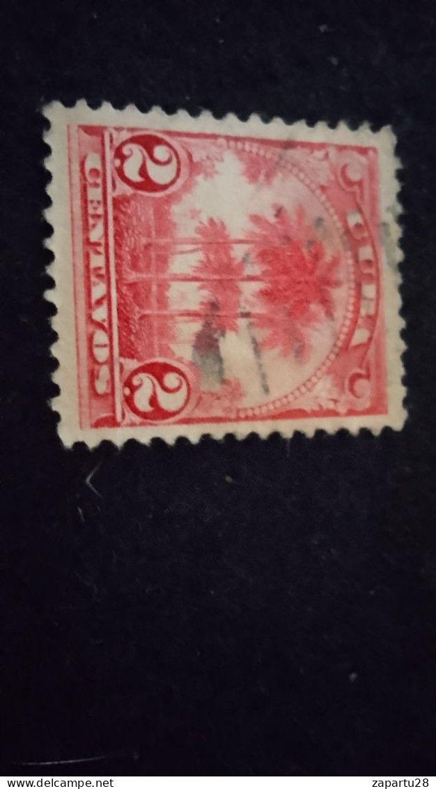 CUBA- I--1910-30  2  C.    DAMGALI - Gebruikt