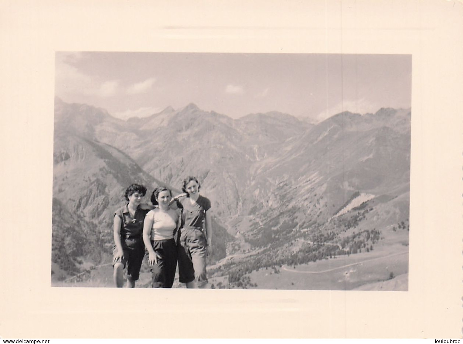 ALPES LE CHAJOL 2293m CUEUILLETTE DES EDELWEISS 1954  ALPINISME  PHOTO ORIGINALE  11 X 8 CM - Plaatsen