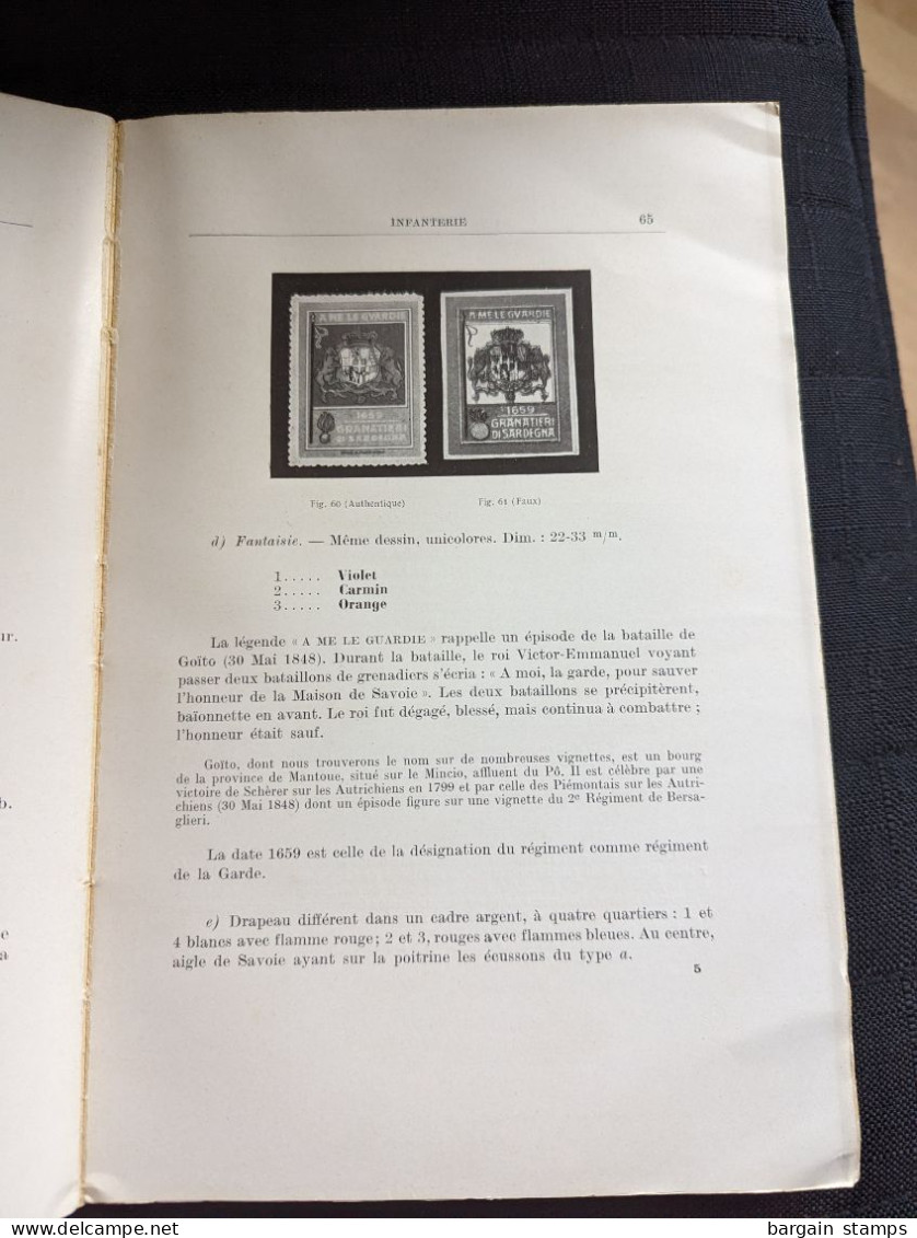 Mémorial Philatélique V Italie Vignettes Militaires - Gustave Bertrand - Yvert Et Tellier - 1936 - Guides & Manuels