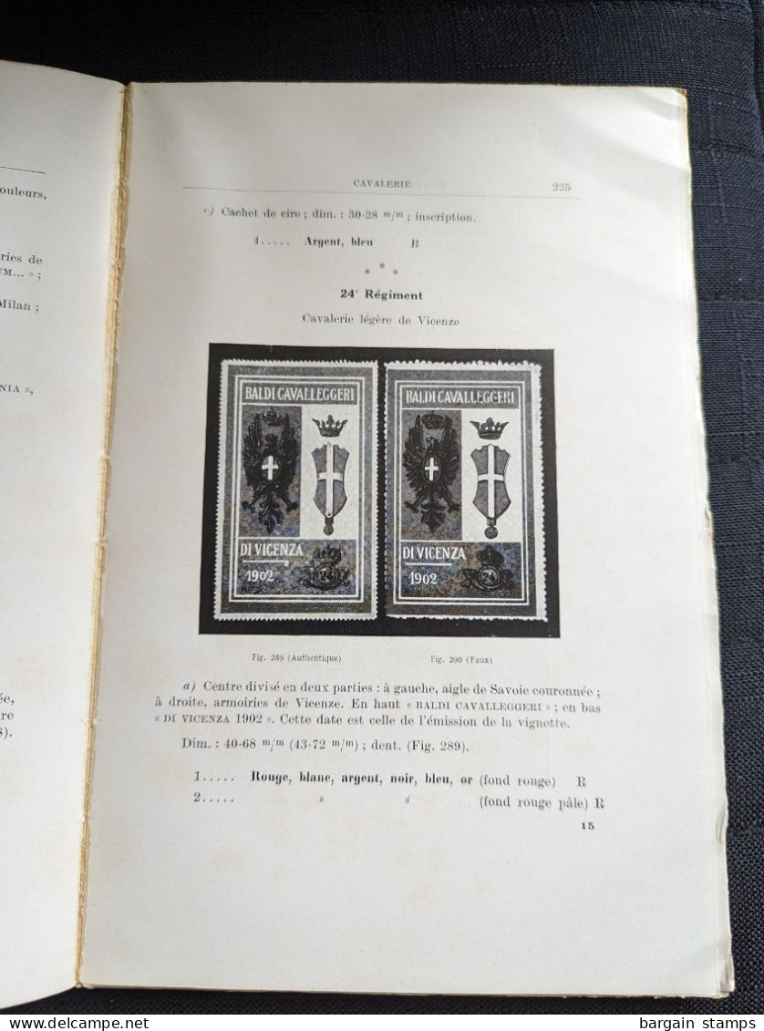 Mémorial philatélique V Italie Vignettes militaires - Gustave Bertrand - Yvert et Tellier - 1936