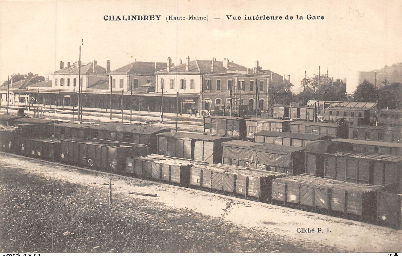 24-4083 : CHALINDREY. LA GARE DE CHEMIN DE FER - Chalindrey