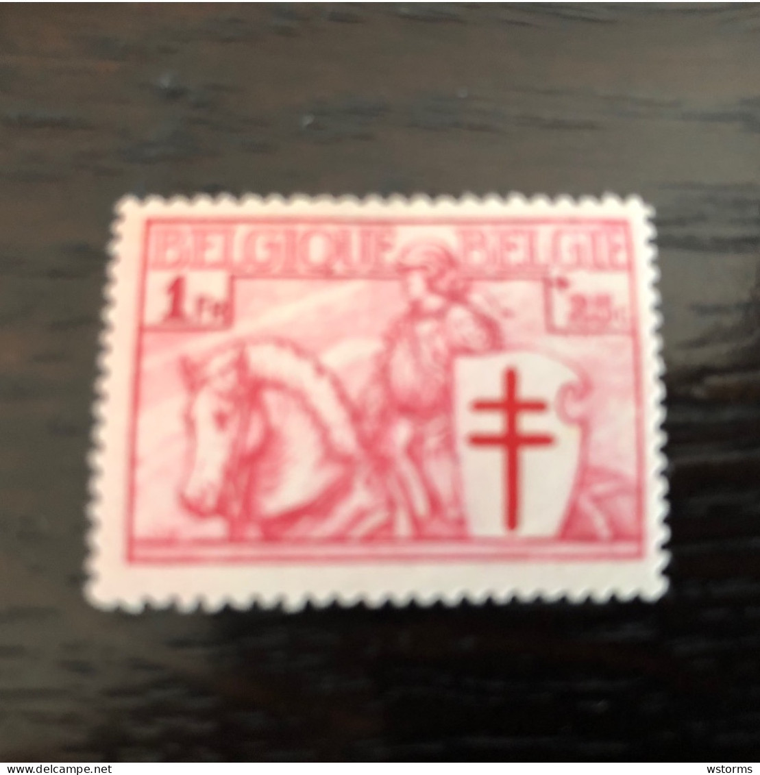 COB 398 Tuberculosebestrijding "Ridder" - Unused Stamps