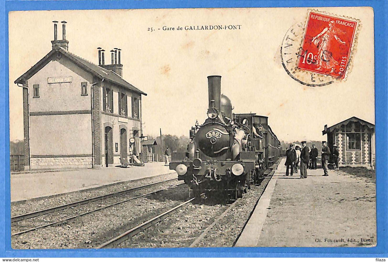 28 - Eure Et Loir - Gallardon Pont - La Gare (N15322) - Andere & Zonder Classificatie