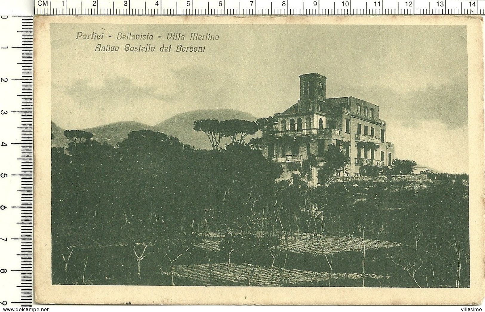 Campania - Napoli - Portici - Bellavista - Villa Merlino - Antico Castello Dei Borboni - V. 1920 - Portici