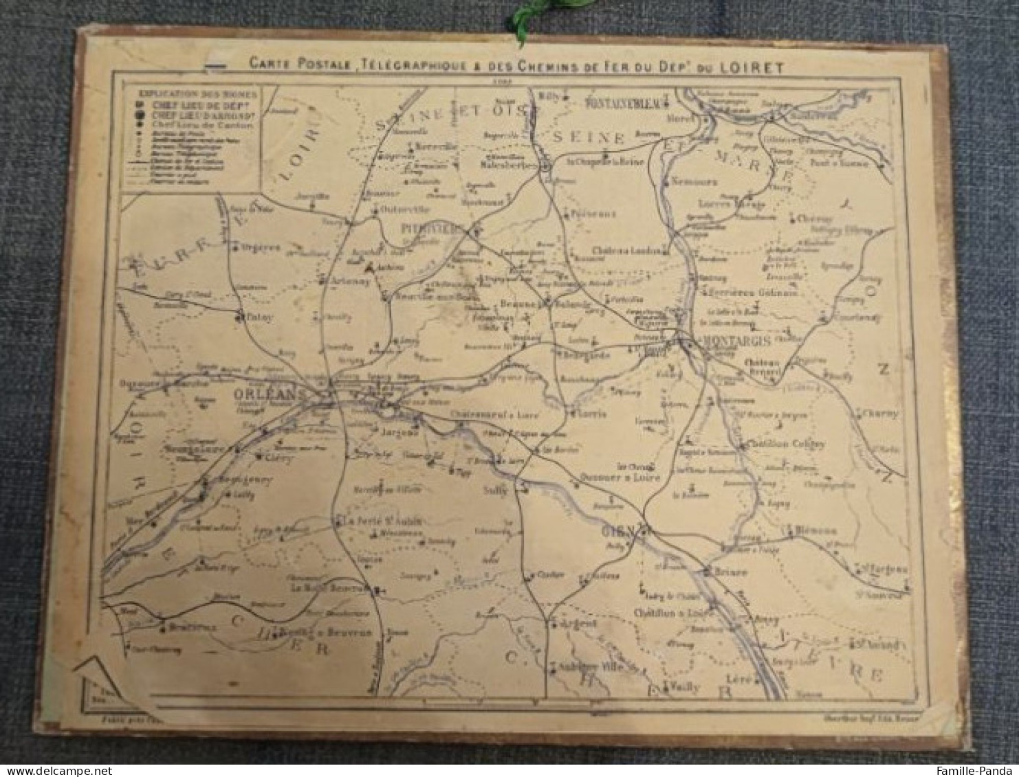 Calendrier PTT ALMANACH 1904 Des Postes Et Télégraphes 45 Loiret - Fidèle Au Rendez-vous - Oberthur - Grand Format : 1901-20