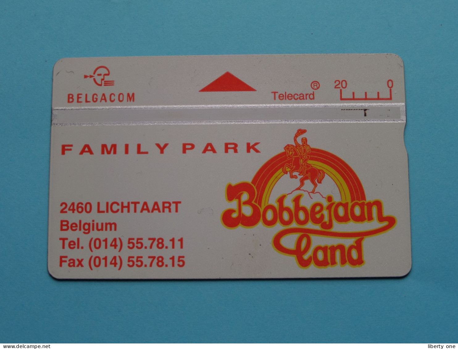 Family Park BOBBEJAANLAND Lichtaart - Belgacom (Zie / Voir / Sehen Sie Scans ) ! - Ohne Chip