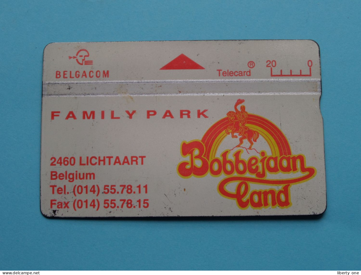 Family Park BOBBEJAANLAND Lichtaart - Belgacom (Zie / Voir / Sehen Sie Scans ) ! - Zonder Chip