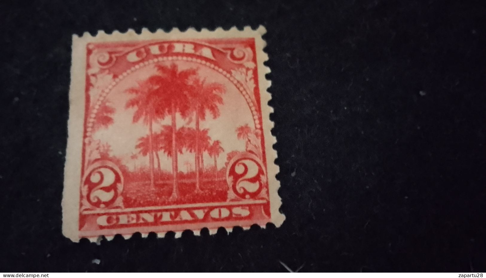 CUBA- I--1910-30  2  C.    DAMGASIZ NOT GOM - Usados