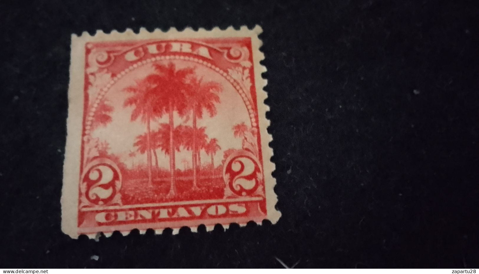 CUBA- I--1910-30  2  C.    DAMGASIZ NOT GOM - Gebraucht