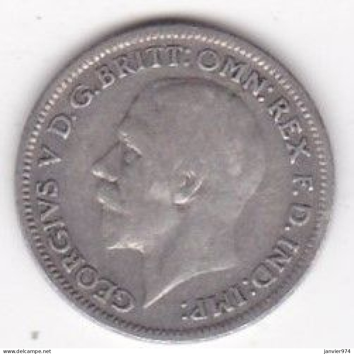 Grande Bretagne. 6 Pence 1930. George V, En Argent, KM# 832 , TTB/VF - H. 6 Pence