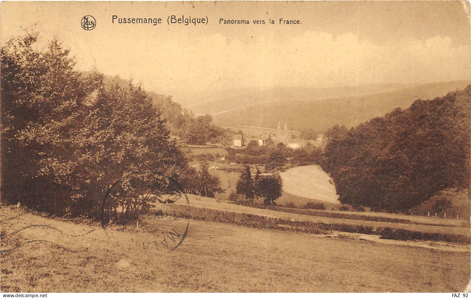 Pussemange - Panorama Vers La France - Vresse-sur-Semois