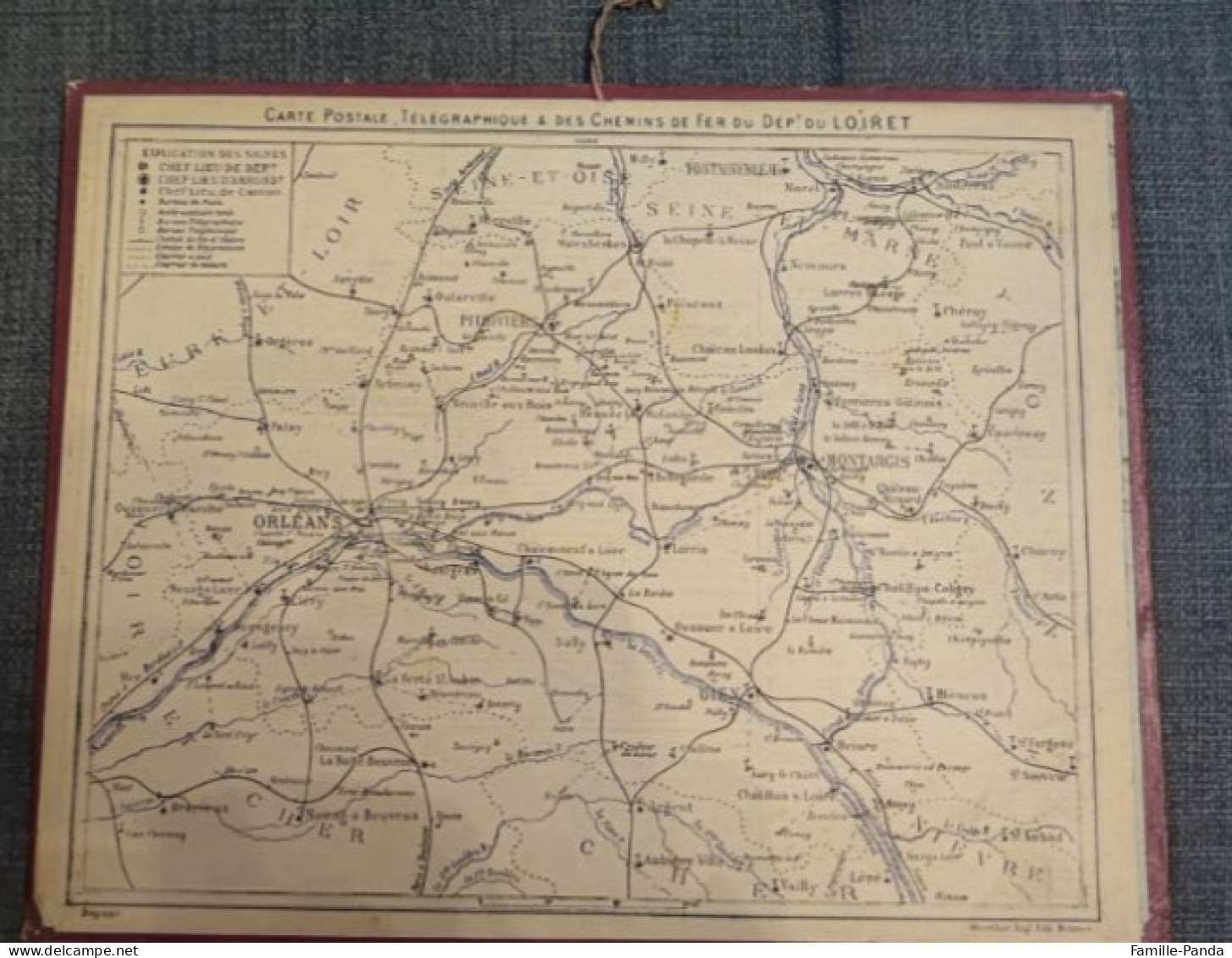 Calendrier PTT ALMANACH 1907 Des Postes Et Télégraphes 45 Loiret - L'orage Sur La Plage - Oberthur - Groot Formaat: 1901-20