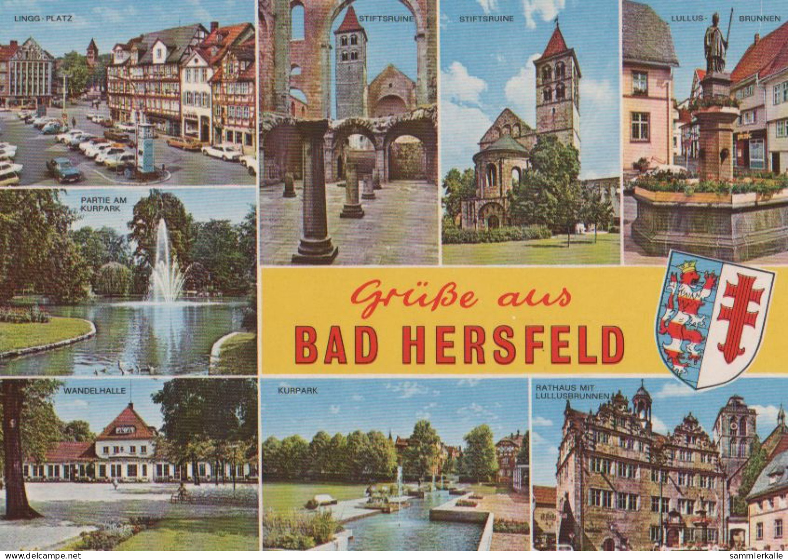 28051 - Bad Hersfeld - U.a. Lullus-Brunnen - Ca. 1980 - Bad Hersfeld