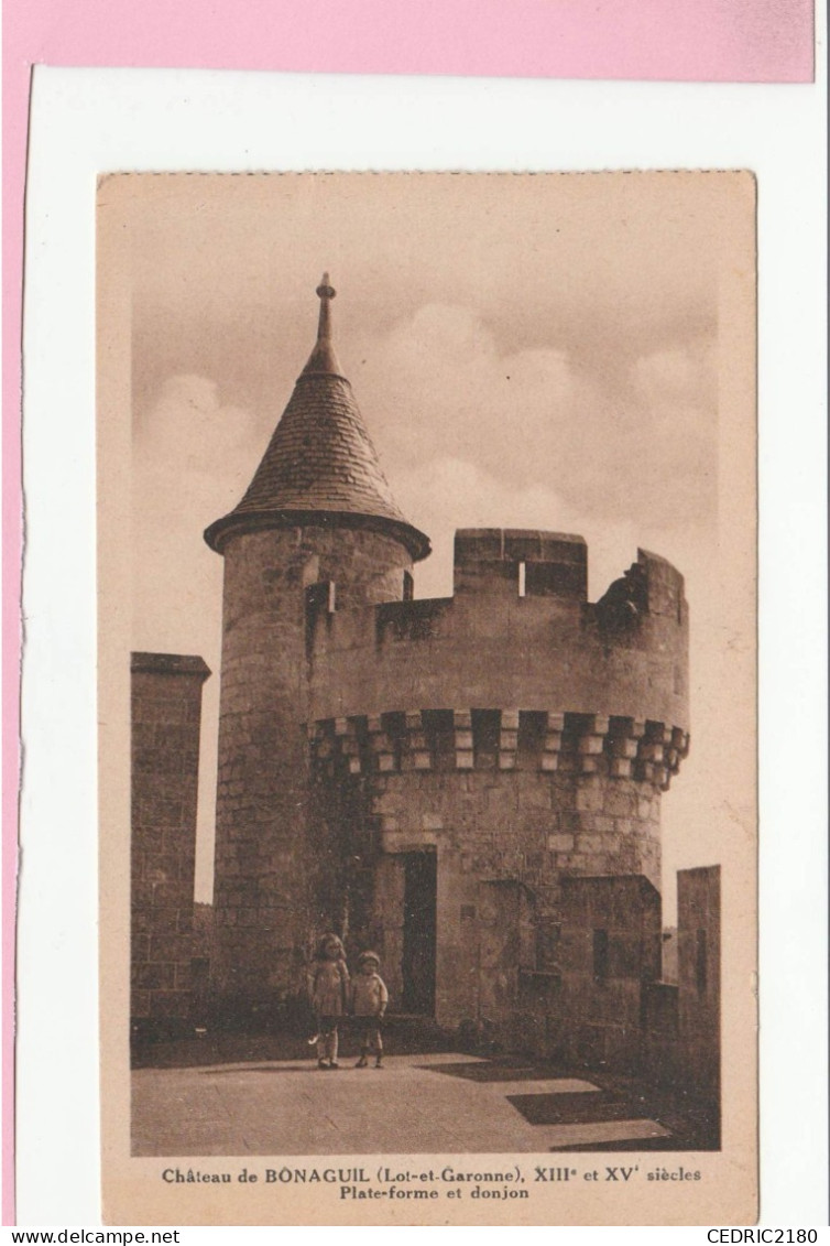 CHATEAU DE BONAGUIL PLATE FORME ET DONJON - Other & Unclassified