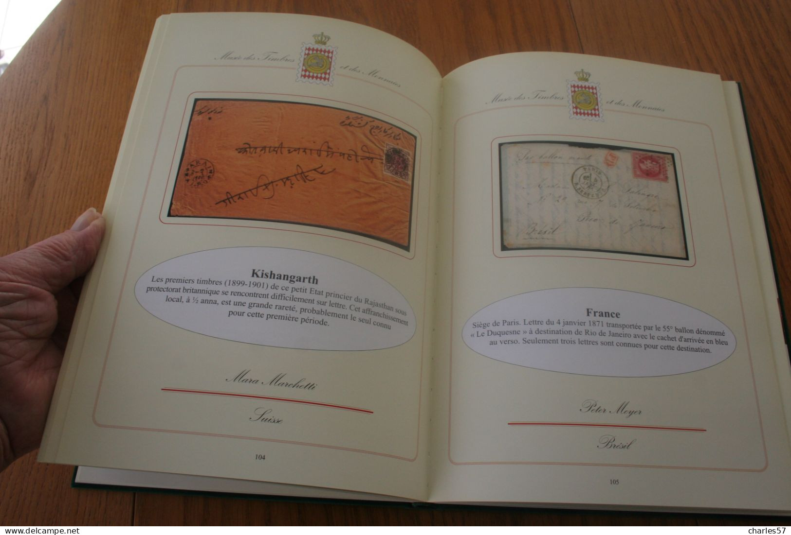 Catalogue :de l'exposition des 100 timbres et documents philatéliques parmi les plus rares du monde, 160 pages