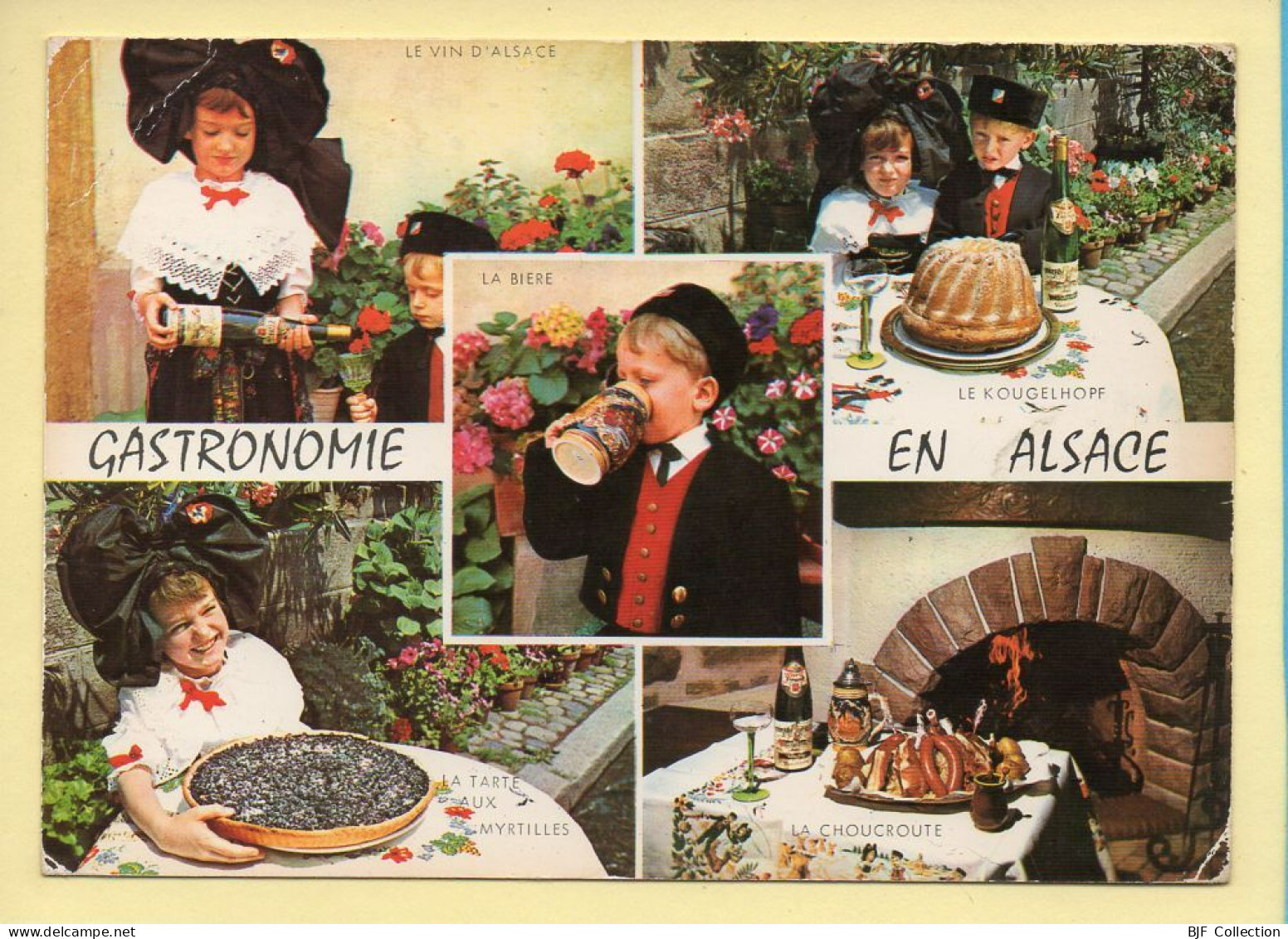 Région Alsace : Gastronomie En Alsace / Multivues (animée) (voir Scan Recto/verso) - Alsace