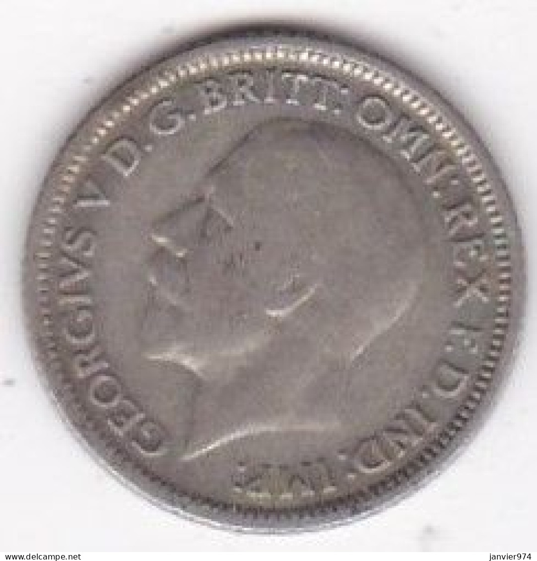 Grande Bretagne. 6 Pence 1928. George V, En Argent, KM# 832 ,TTB/VF - H. 6 Pence