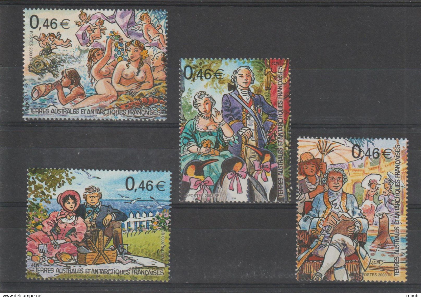 TAAF 2003 Timbres Issus Du BF 9, 364-367, 4 Val ** MNH - Ungebraucht