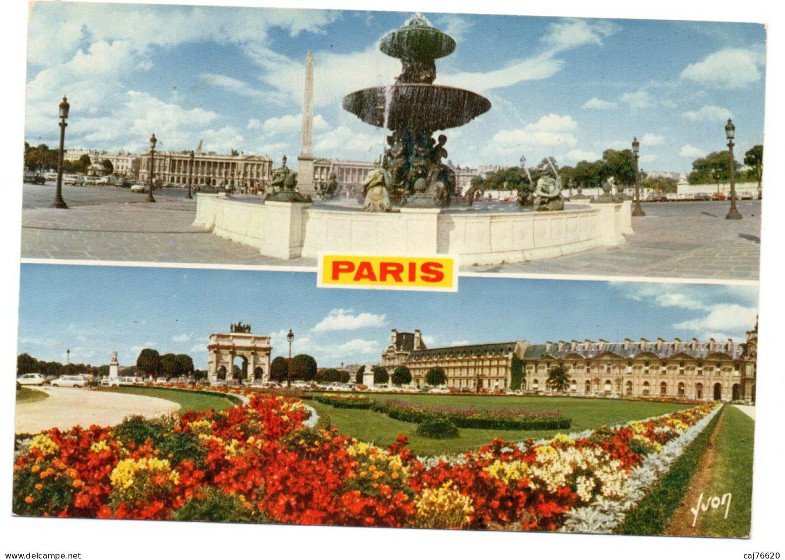 Paris , Panorama Place De La Concorde ,arc De Triomphe,louvre - Multi-vues, Vues Panoramiques