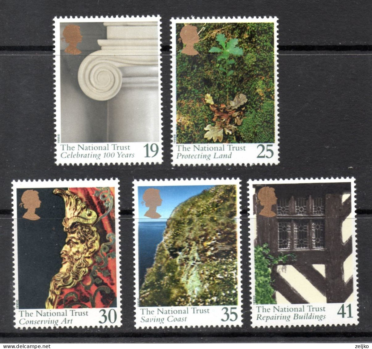 UK, GB, Great Britain, MNH,1995, Michel 1564 - 1568 - Unused Stamps