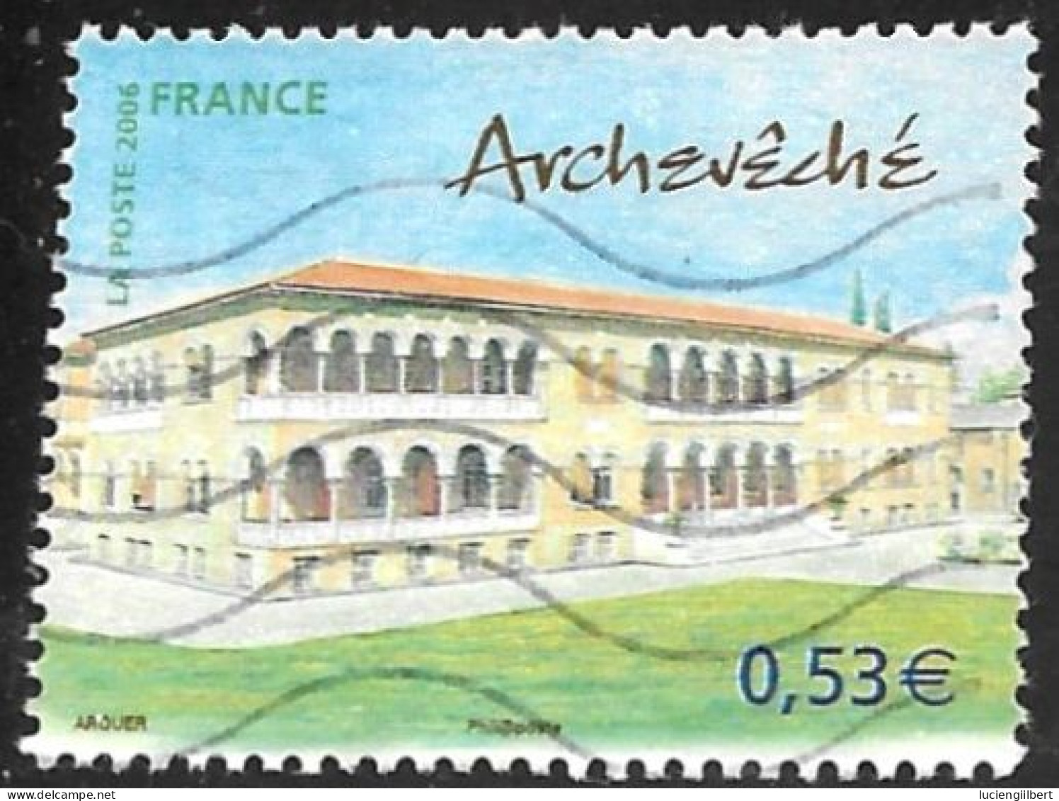 TIMBRE N° 3931   -   ARCHEVECHE -  OBLITERE  -  2006 - Used Stamps