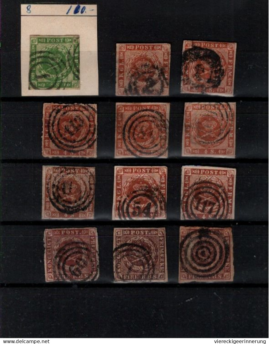 ! Lot Of 106 Stamps + 1 Cover From 1868, Denmark, Danmark, Dänemark - Oblitérés