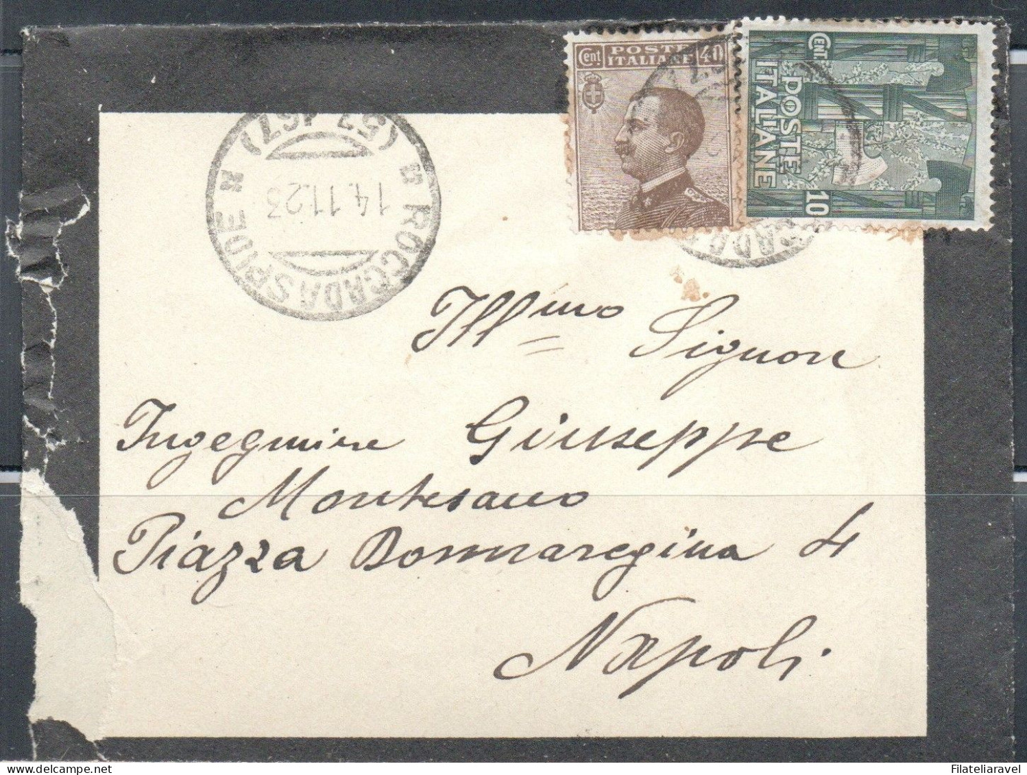 Regno - Storia Postale - Lotticino Di 5 Lettere E 7 Frontespizi - Marcophilie