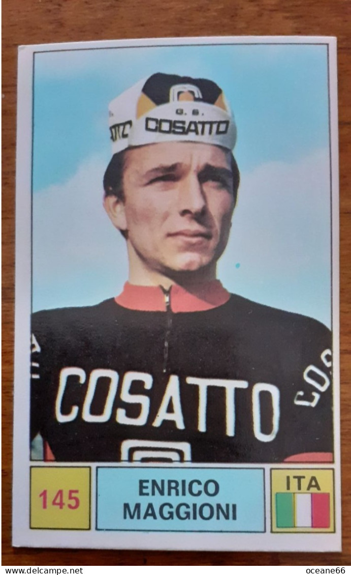 Chromo Panini Enrico Maggioni Cosatto 145 Sprint 71 - Ciclismo