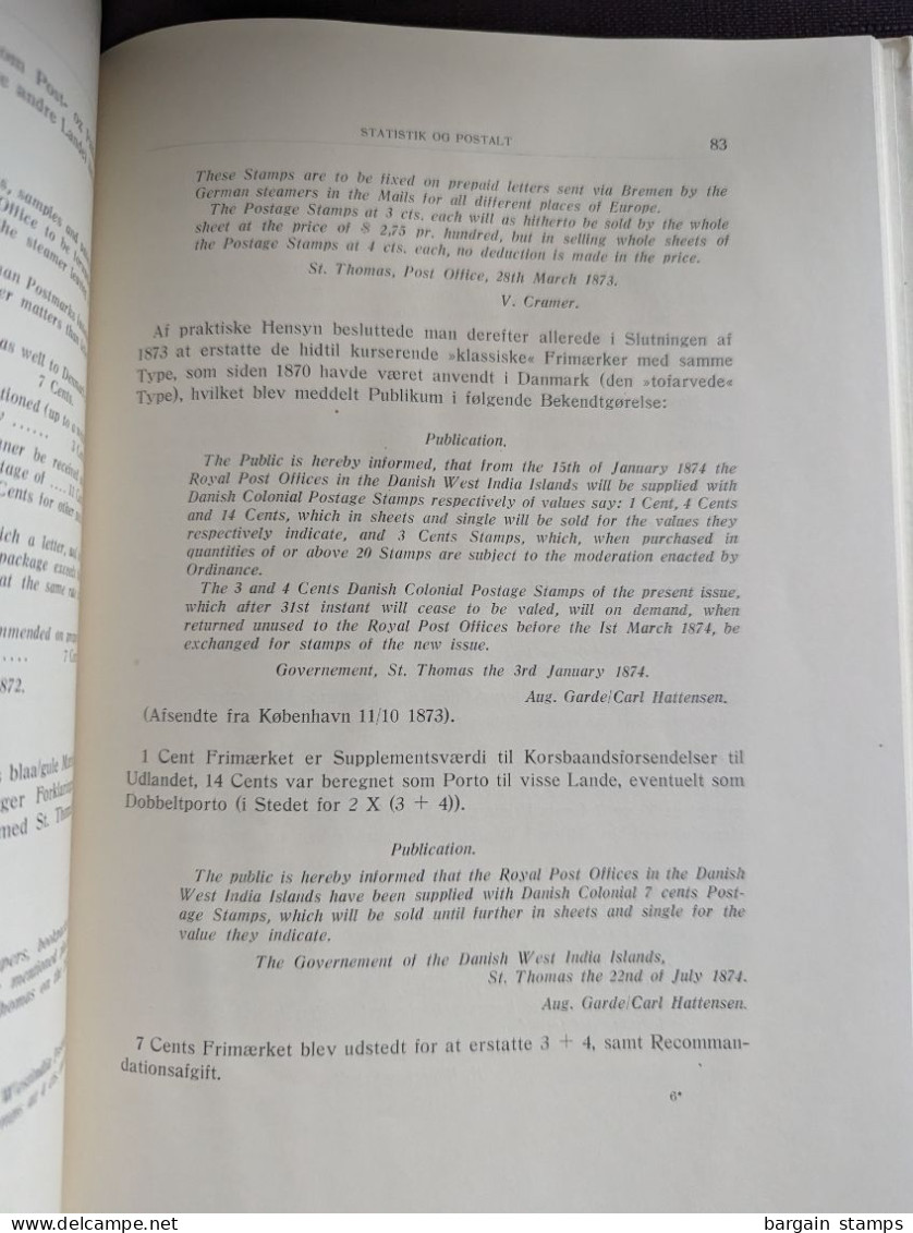 Danmarks OG Dansk Vestindiens Frimaerker 1 And 2 DEL -	Hagemann - Kobenhavns Philatelist Klub - 1942 - Autres & Non Classés