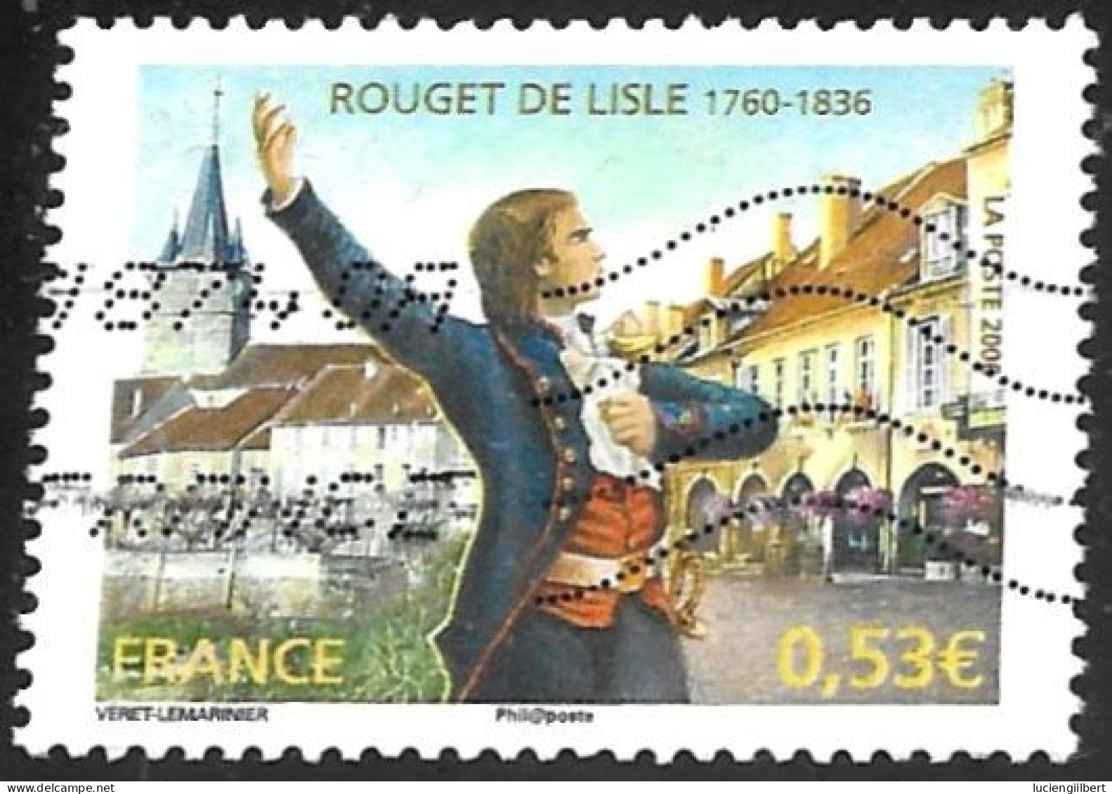 TIMBRE N° 3939   -   ROUGET DE L'ISLE -  OBLITERE  -  2006 - Gebraucht