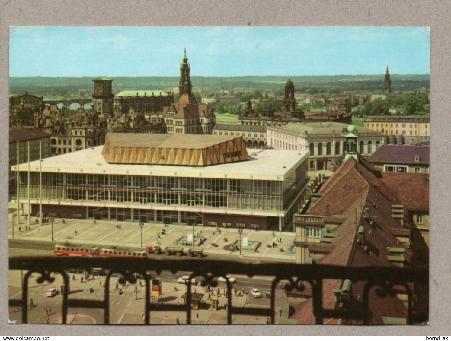 004# BRD - 10  Color - AK:  Dresden - Pillnitz, Brühlsche Terasse, Rathaus, Gewandhaus .. (alle Im Bild) - Dresden